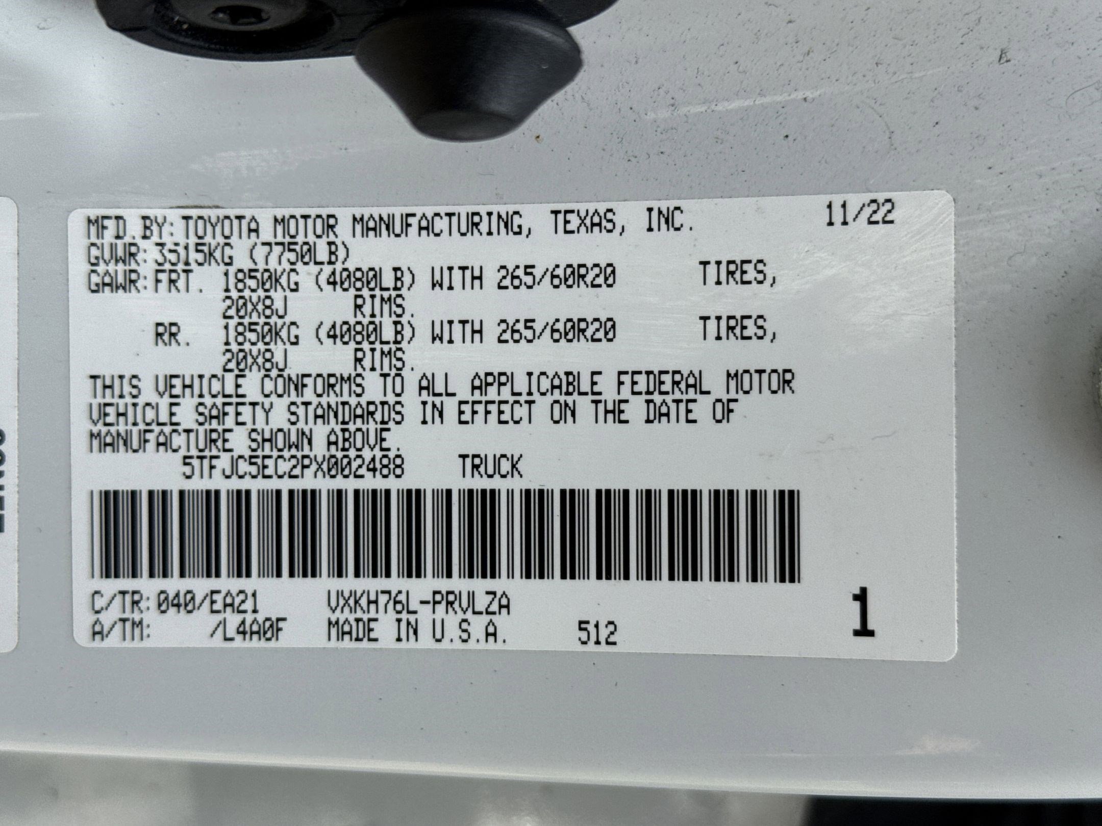 2023 Toyota Tundra Limited photo 19