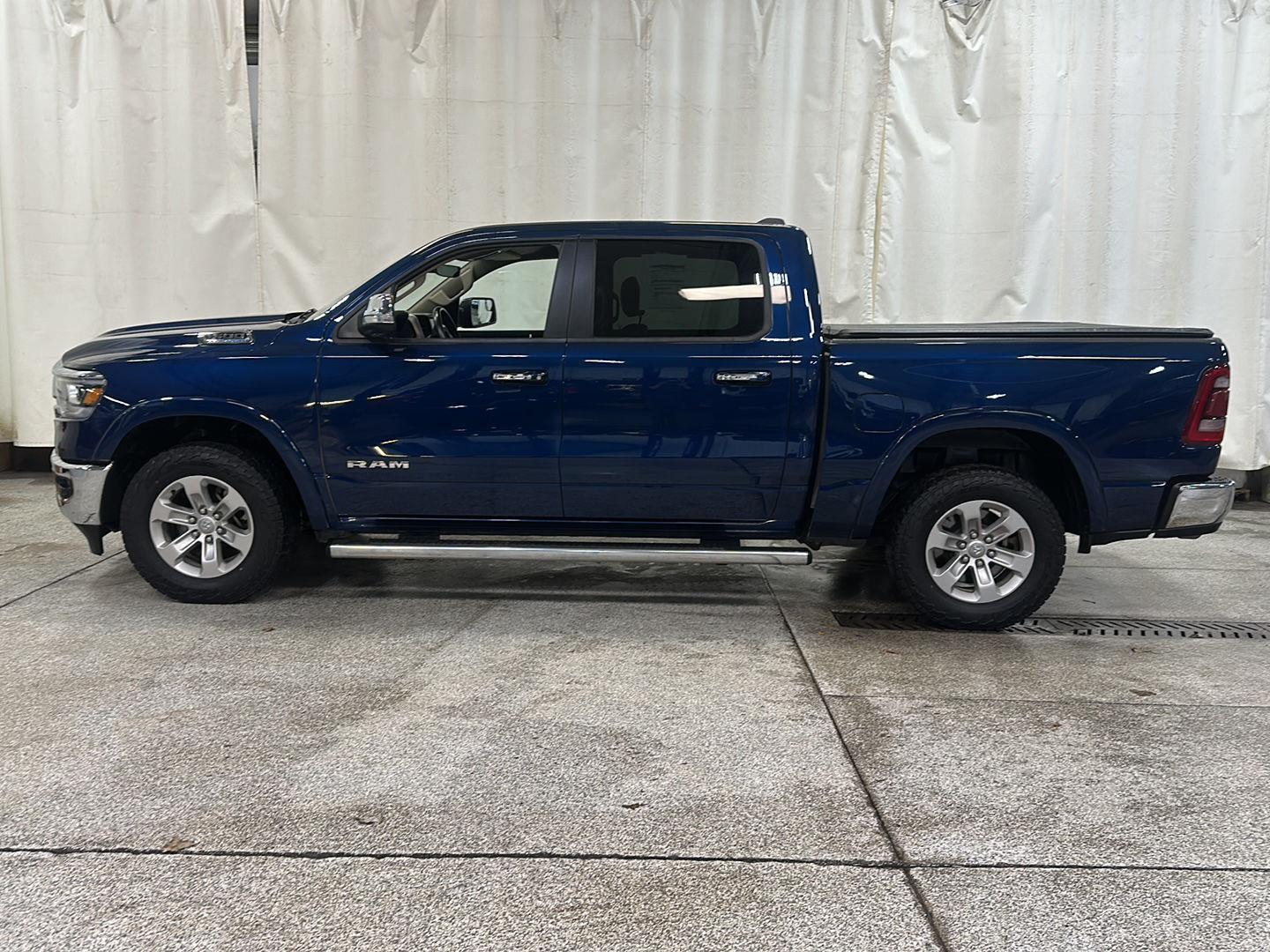 Used 2021 RAM Ram 1500 Pickup Laramie with VIN 1C6SRFJT5MN806748 for sale in Waconia, Minnesota