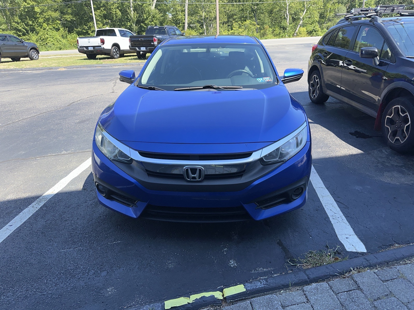 Used 2016 Honda Civic EX-L with VIN 2HGFC1F77GH641066 for sale in Groton, CT