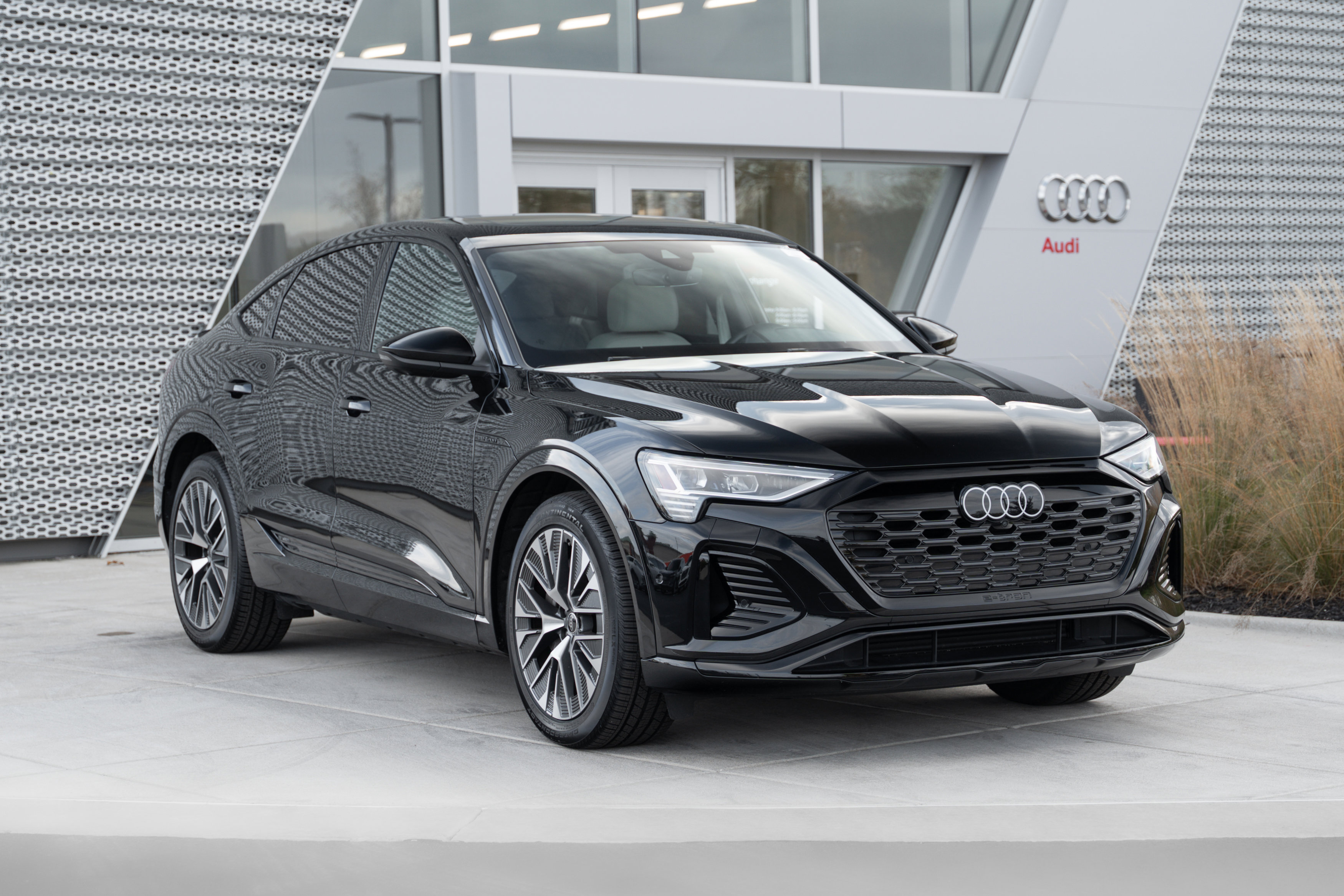 Certified 2024 Audi Q8 Sportback e-tron Premium Plus with VIN WA1CAAGE0RB037417 for sale in St. Charles, IL