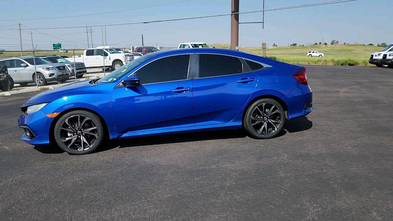 Used 2019 Honda Civic Sport with VIN 19XFC2F89KE026441 for sale in Cheyenne, WY