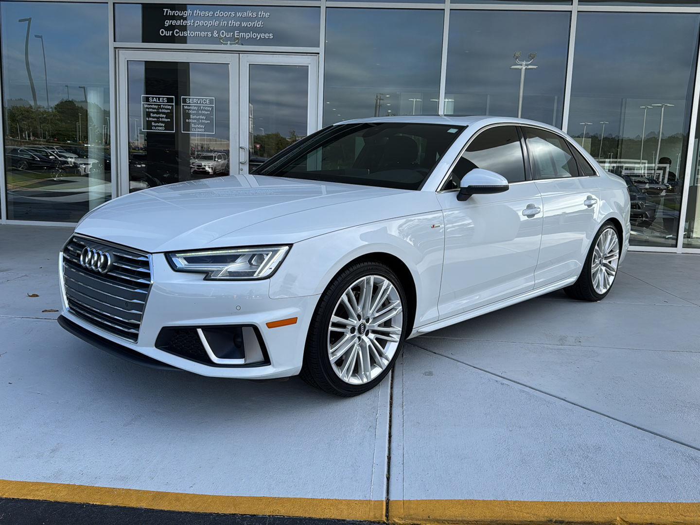Used 2019 Audi A4 Premium Plus with VIN WAUENAF47KN020871 for sale in Bogart, GA