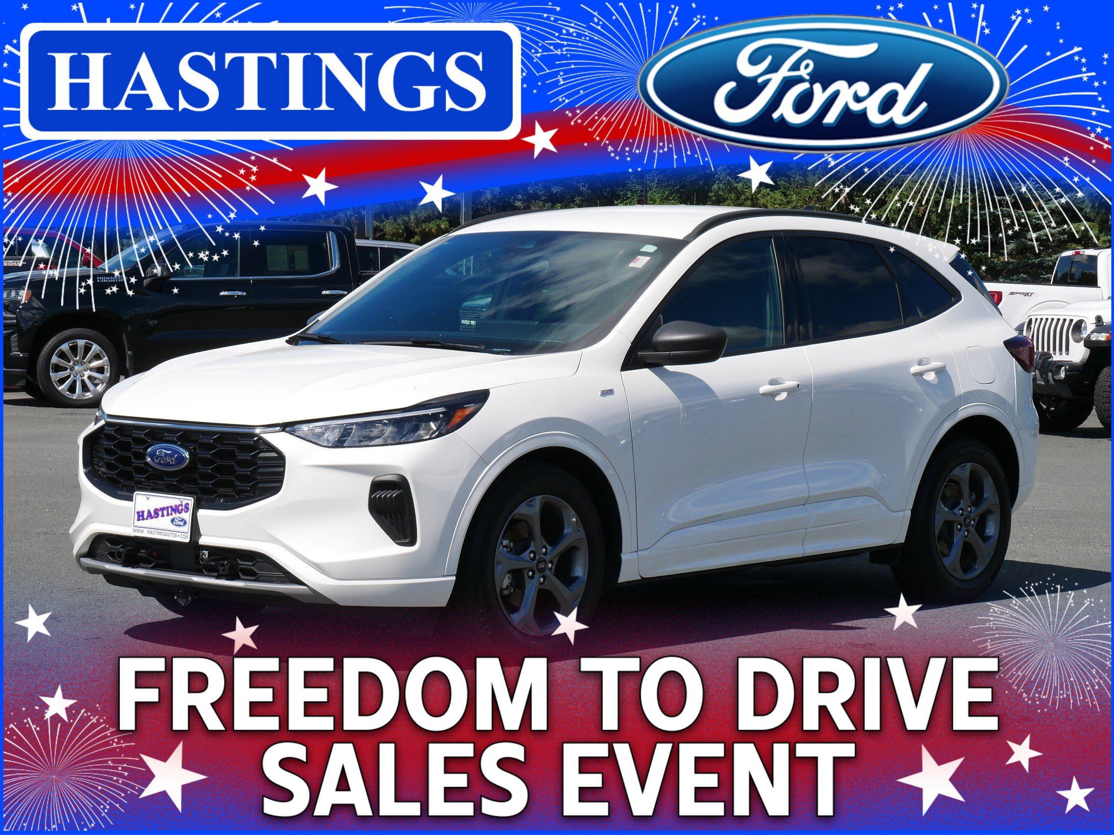 Used 2023 Ford Escape ST-Line with VIN 1FMCU0MZ9PUB02180 for sale in Hastings, Minnesota