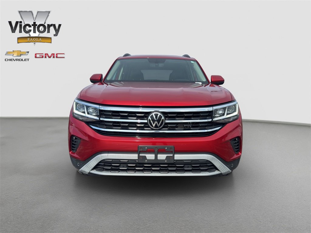 Used 2023 Volkswagen Atlas SE w/Tech with VIN 1V2HR2CA5PC500879 for sale in Kansas City