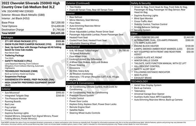 2022 Chevrolet Silverado 2500HD High Country's photo