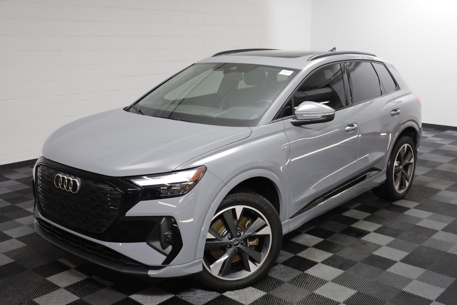 Used 2023 Audi Q4 e-tron Premium Plus with VIN WA1L2BFZ1PP065993 for sale in Naperville, IL