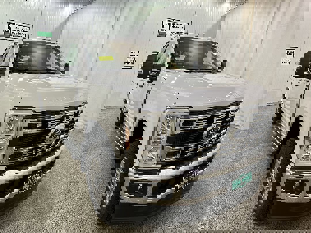 New 2024 OXFORD WHITE Ford XLT Utility Body image 1