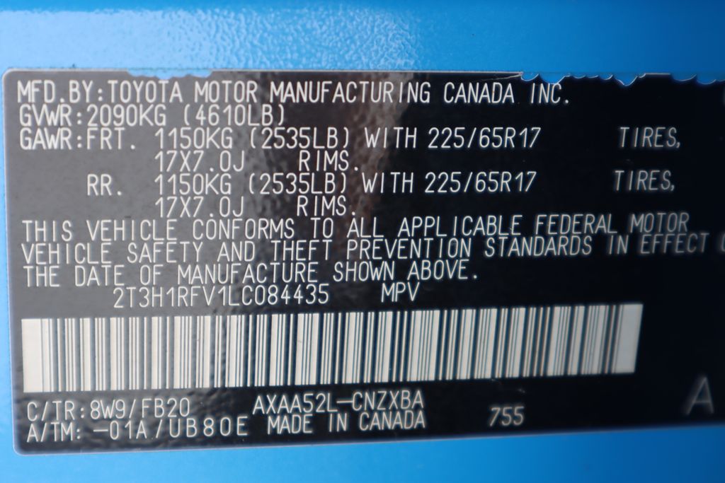 2020 Toyota RAV4 LE photo 28