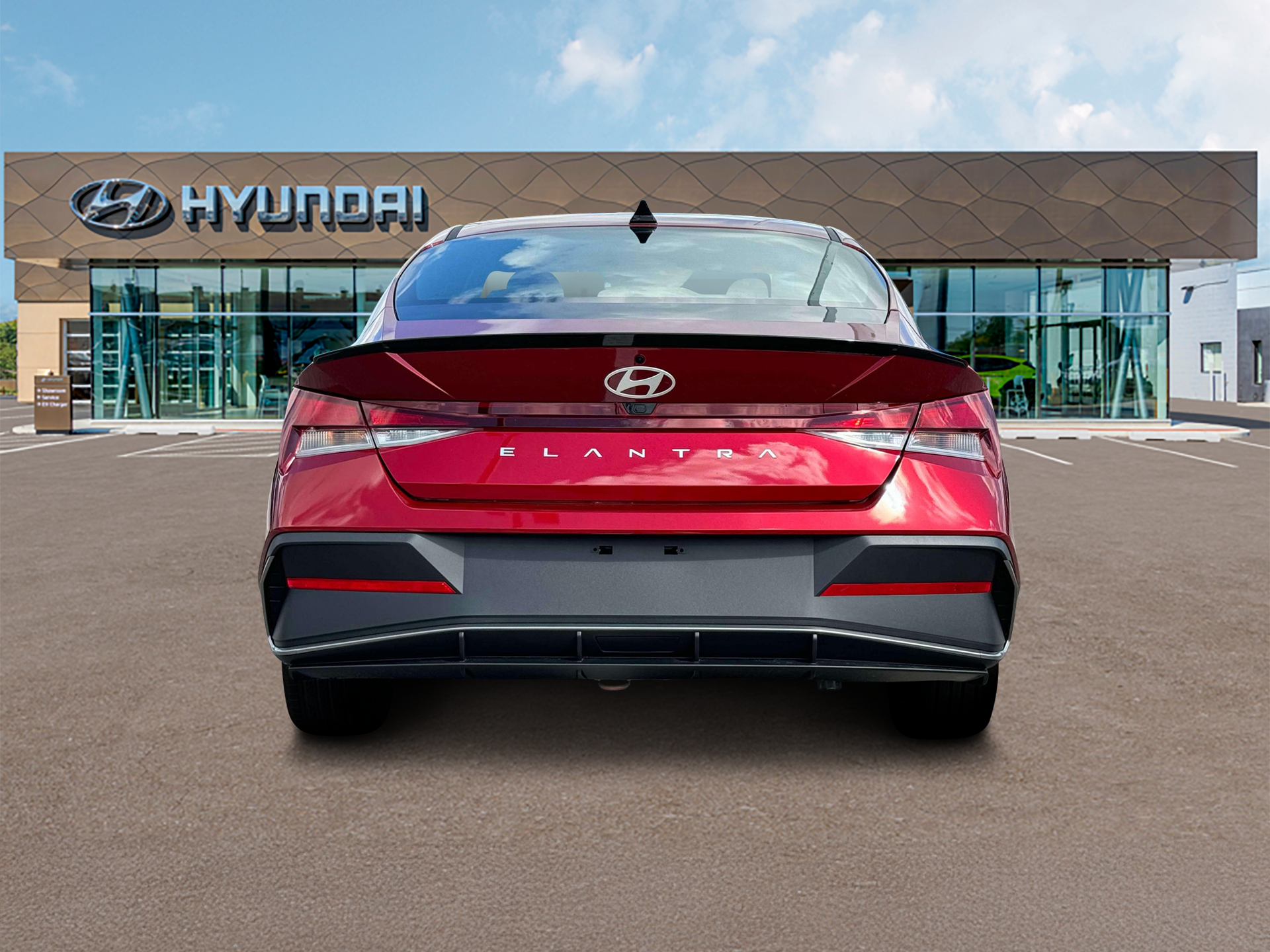 New 2025 Red Hyundai SEL Sport image 6