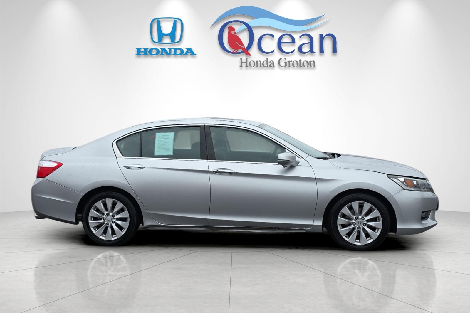 Used 2014 Honda Accord EX with VIN 1HGCR2E75EA095615 for sale in Groton, CT
