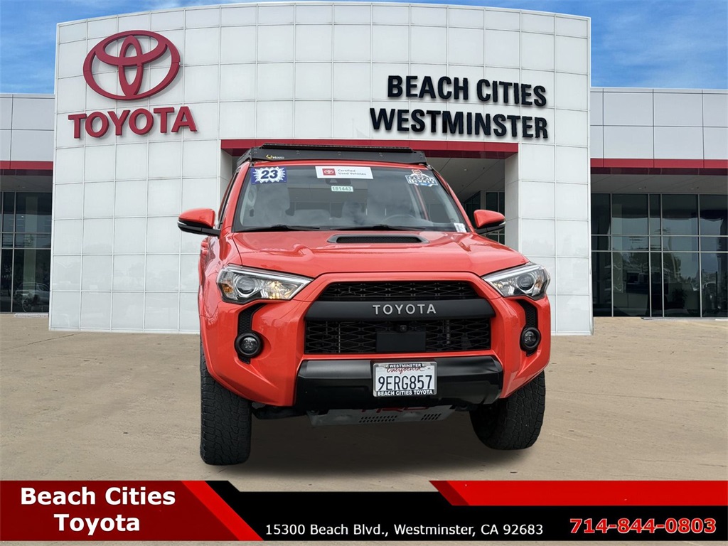 Certified Used 2023 Red Toyota TRD Pro image 3