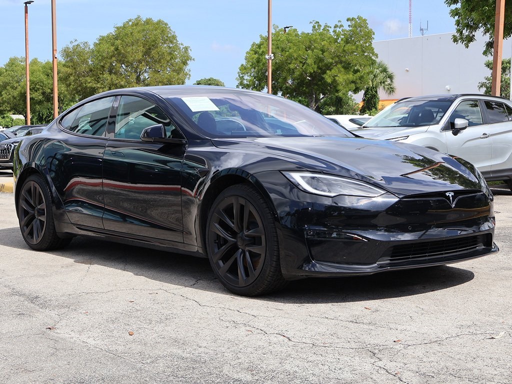 Used 2022 Tesla Model S Plaid with VIN 5YJSA1E6XNF479285 for sale in Miami, FL