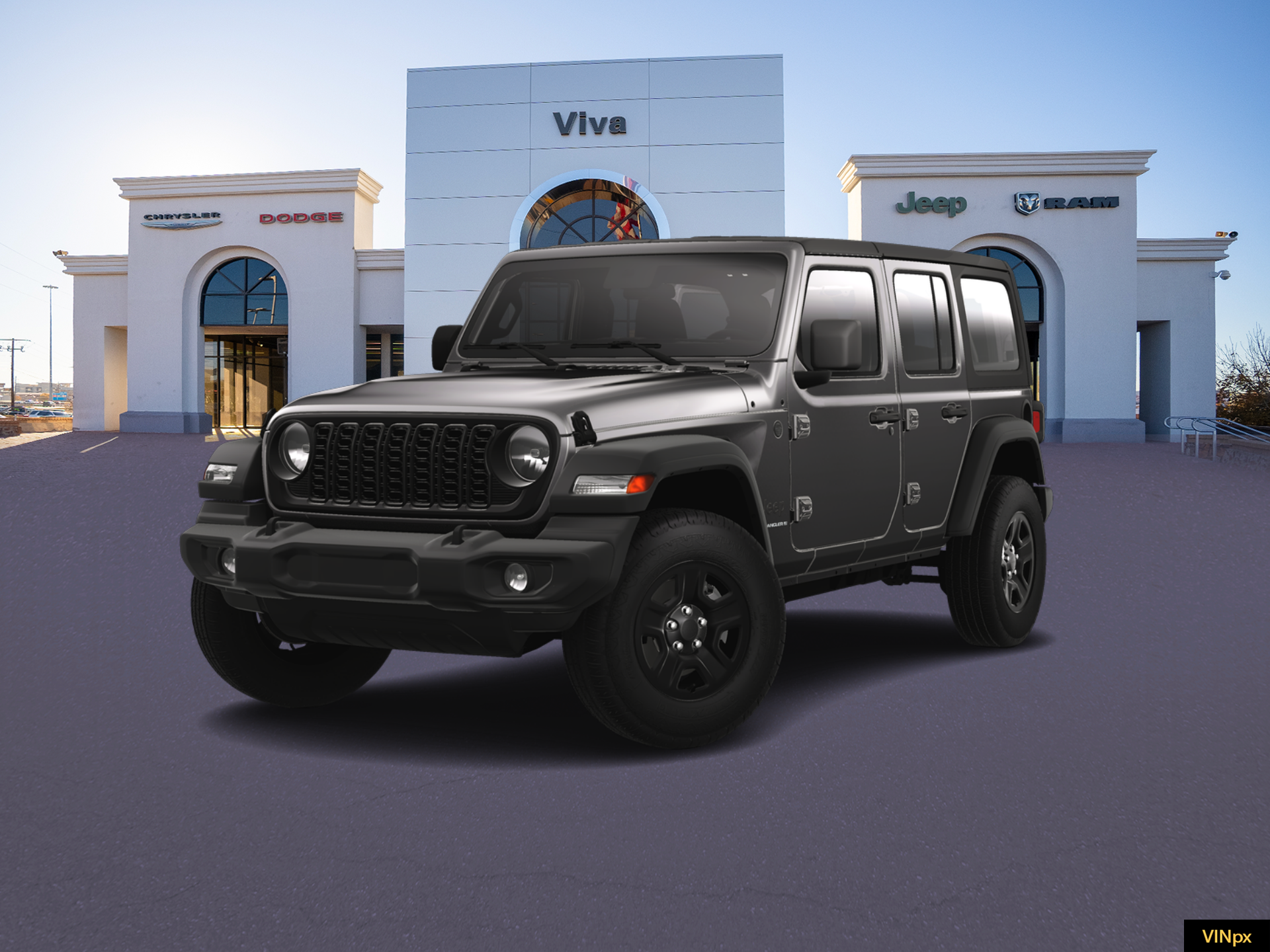 New 2025 Granite Crystal Metallic Clear-Coat Exterior Paint Jeep Sport image 1