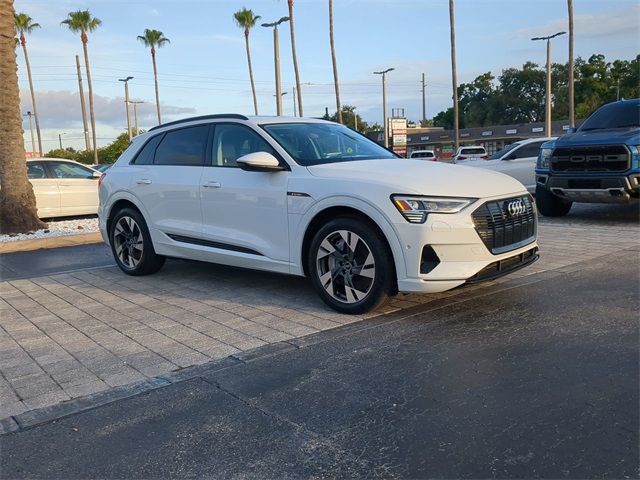 Used 2021 Audi e-tron Premium with VIN WA1AAAGE1MB012557 for sale in Tampa, FL