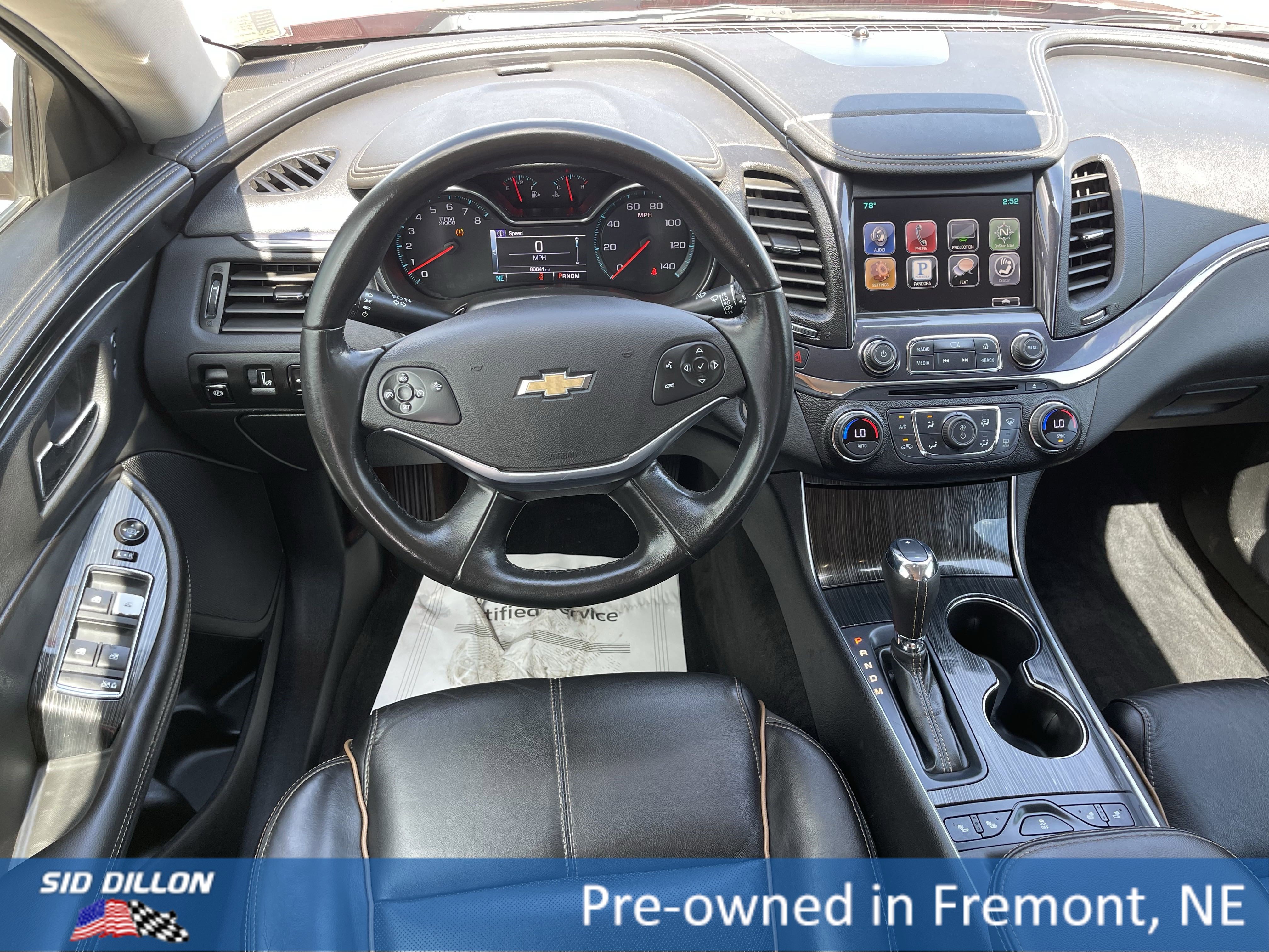 Used 2016 Chevrolet Impala 2LZ with VIN 2G1145S39G9170086 for sale in Fremont, NE