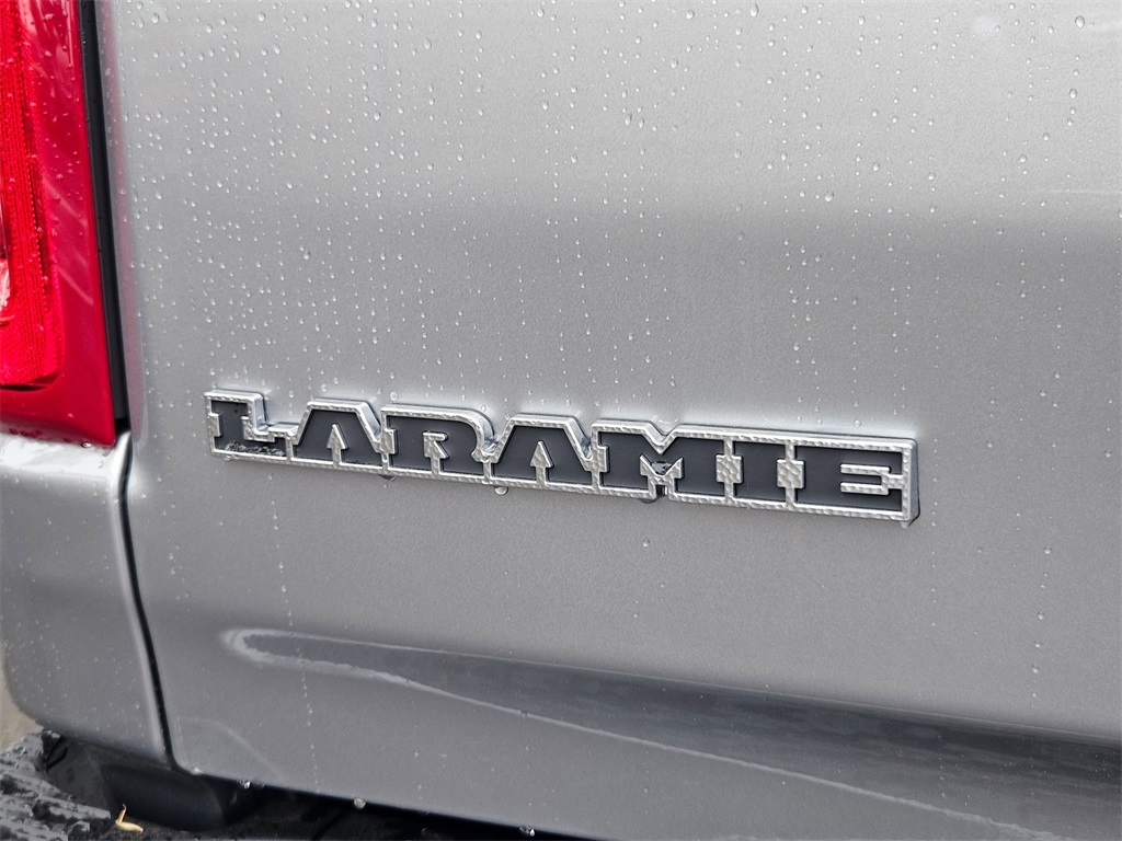 New 2025 Billet Silver Metallic Clear-Coat Exterior Paint RAM Laramie image 40