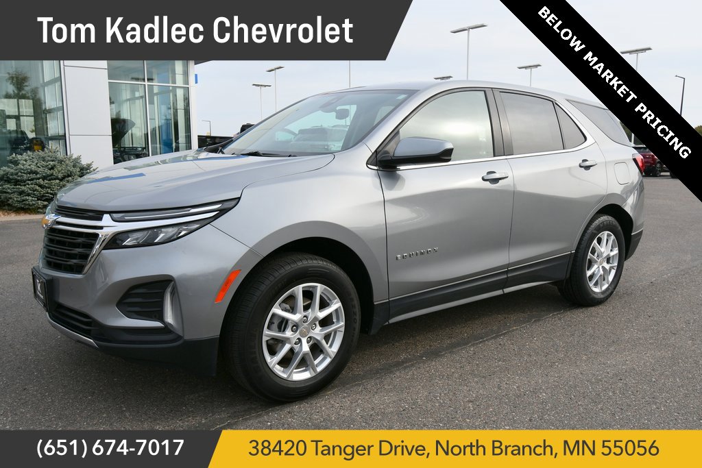 Used 2024 Chevrolet Equinox LT with VIN 3GNAXUEG9RL244489 for sale in North Branch, Minnesota