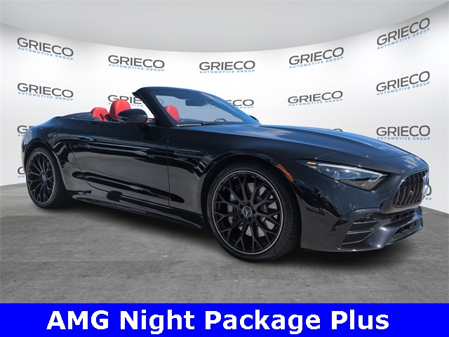 Used 2024 Obsidian Black Metallic Mercedes-Benz SL 43 AMG® image 1
