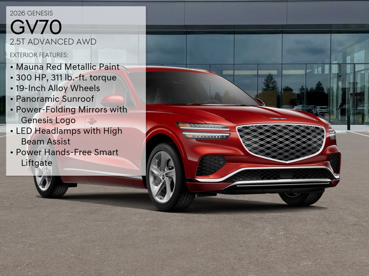 2026 Genesis GV70 2.5T Advanced photo 2