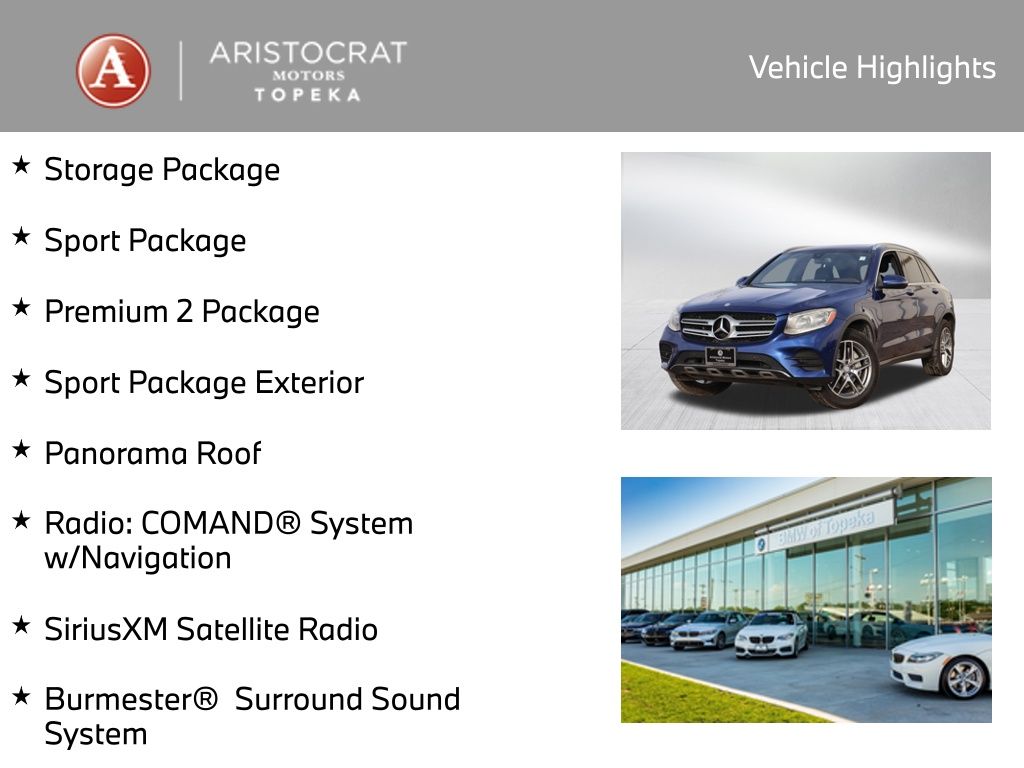 Used 2017 Mercedes-Benz GLC GLC300 with VIN WDC0G4JB5HF166505 for sale in Kansas City