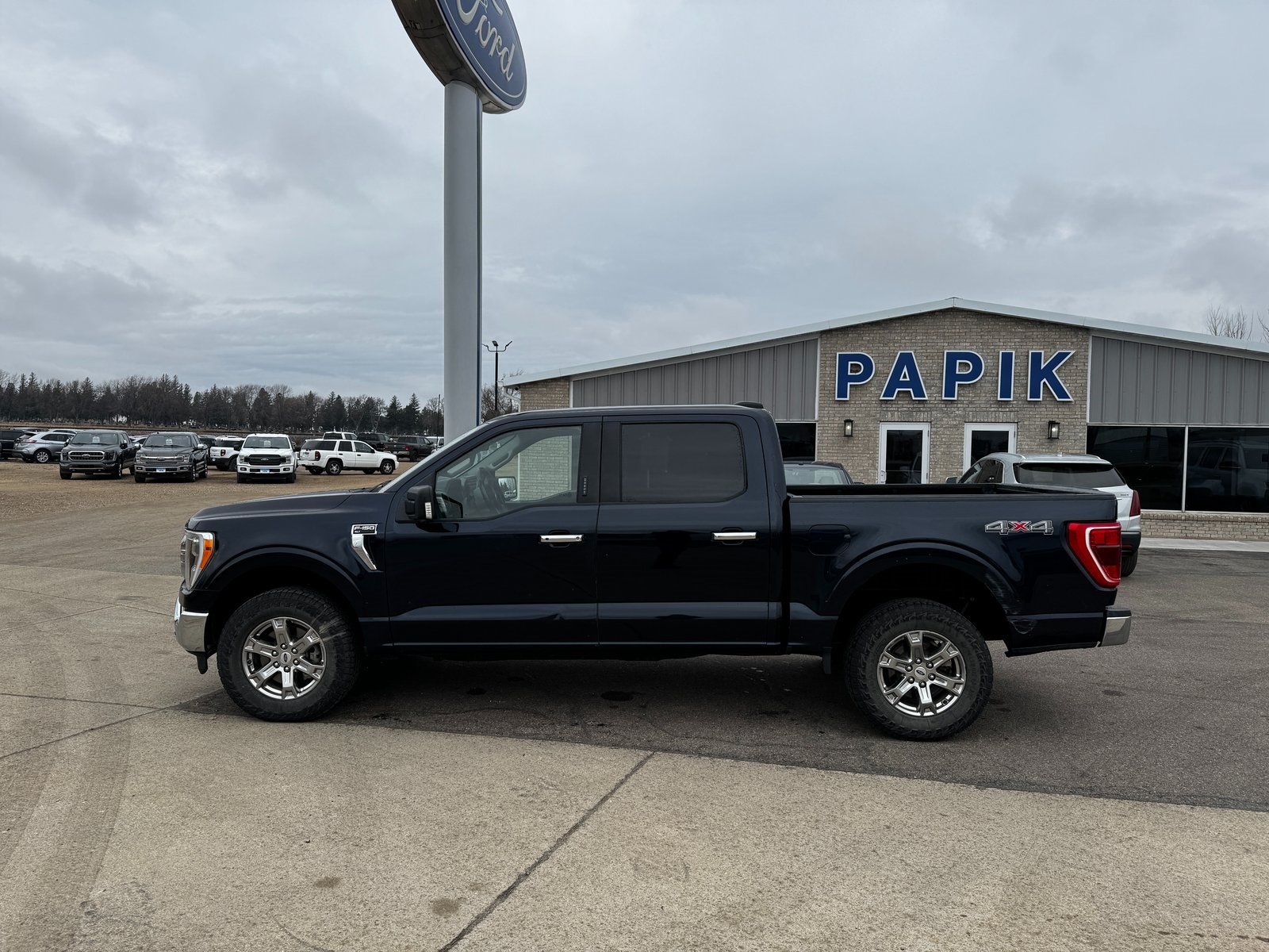 Used 2022 Ford F-150 XLT with VIN 1FTFW1E80NFA86220 for sale in Luverne, Minnesota