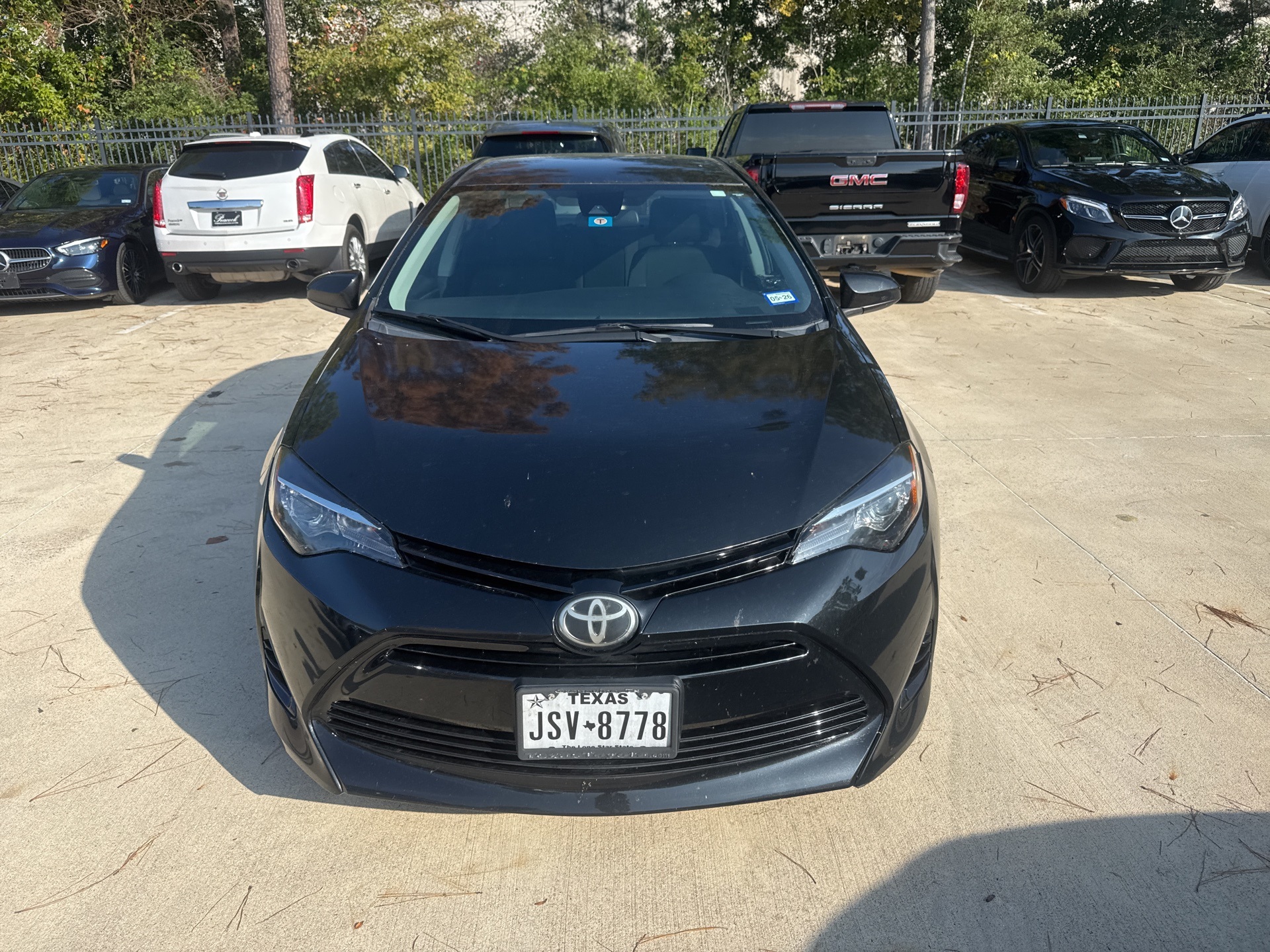 Used 2017 Toyota Corolla LE with VIN 5YFBURHE2HP677294 for sale in The Woodlands, TX