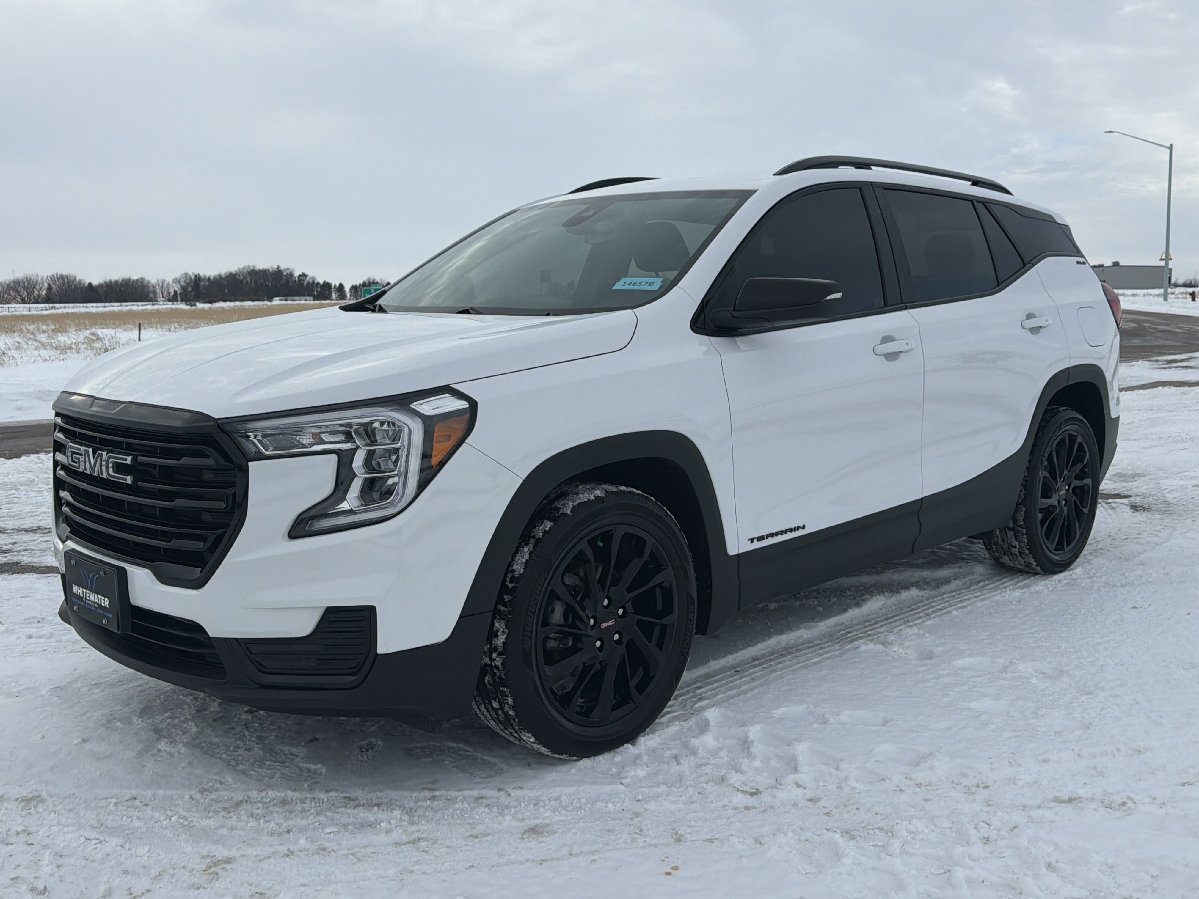 Used 2023 GMC Terrain SLE with VIN 3GKALMEG1PL260143 for sale in Saint Charles, Minnesota