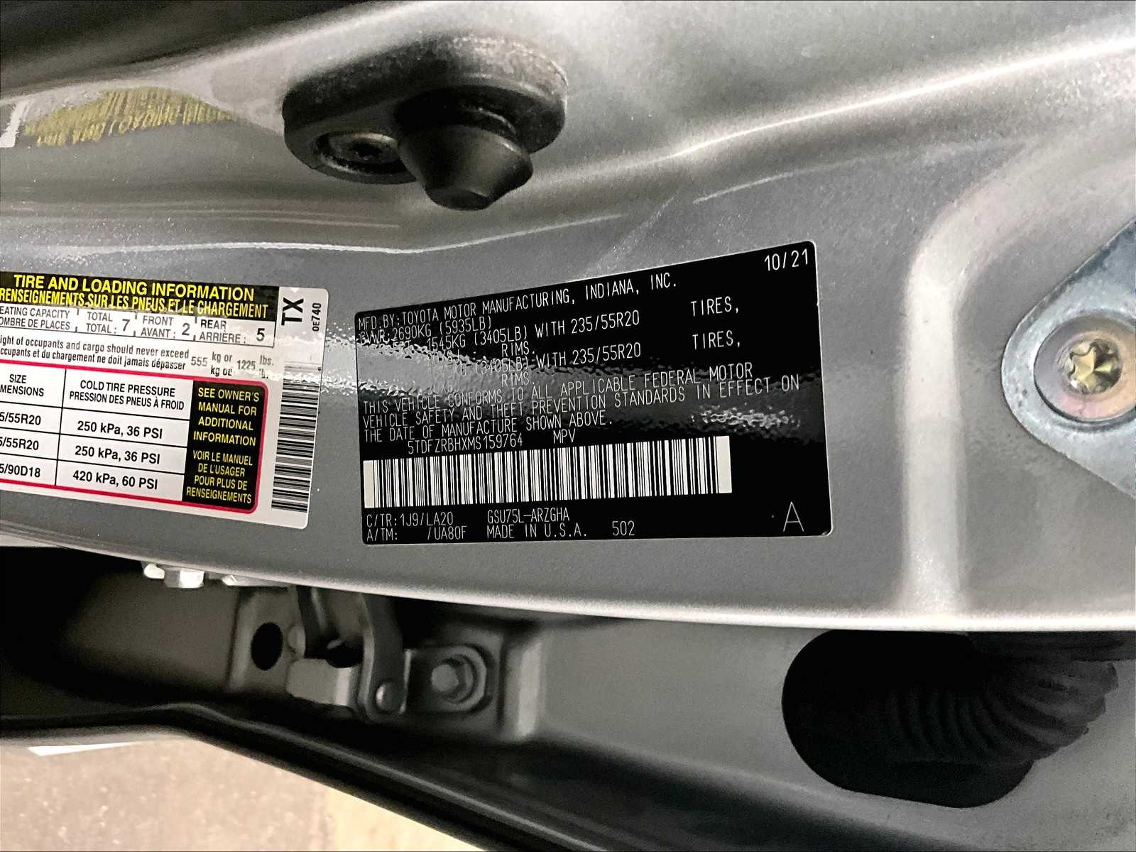 2021 Toyota Highlander Platinum photo 32