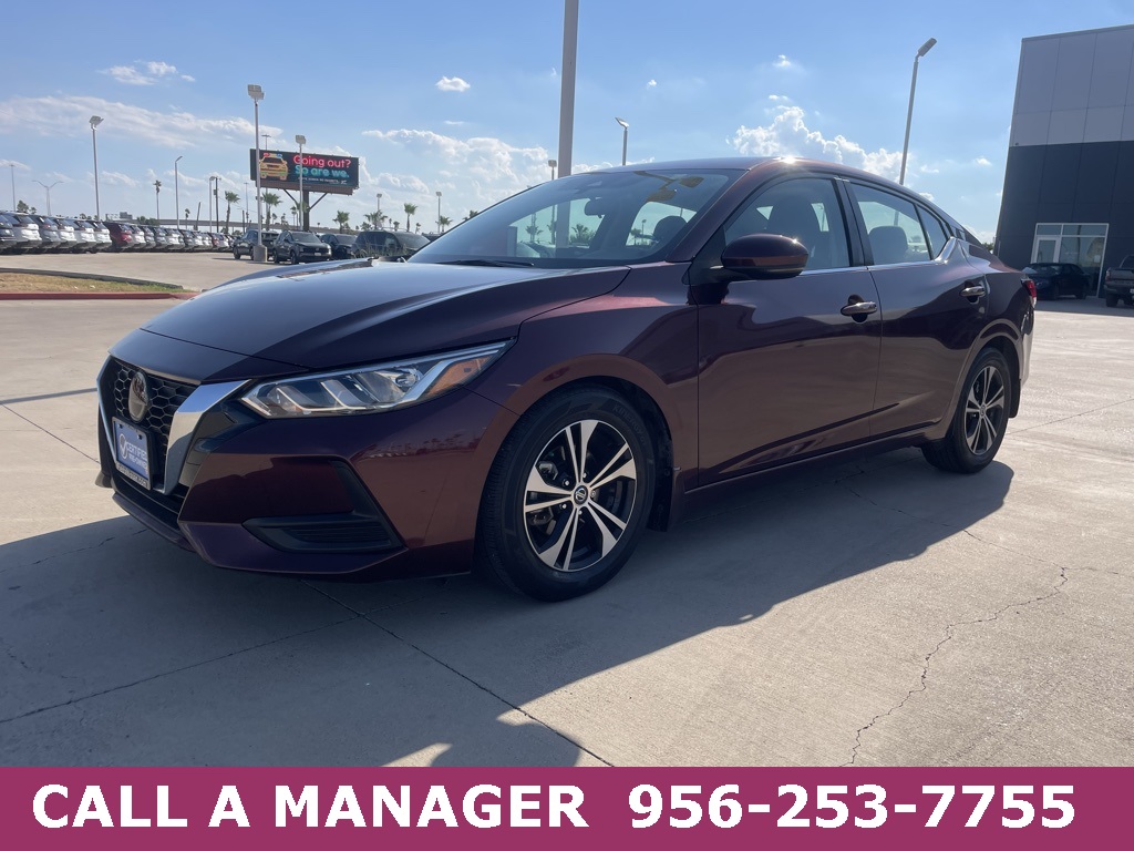 Certified 2020 Nissan Sentra SV with VIN 3N1AB8CV0LY296929 for sale in Edinburg, TX