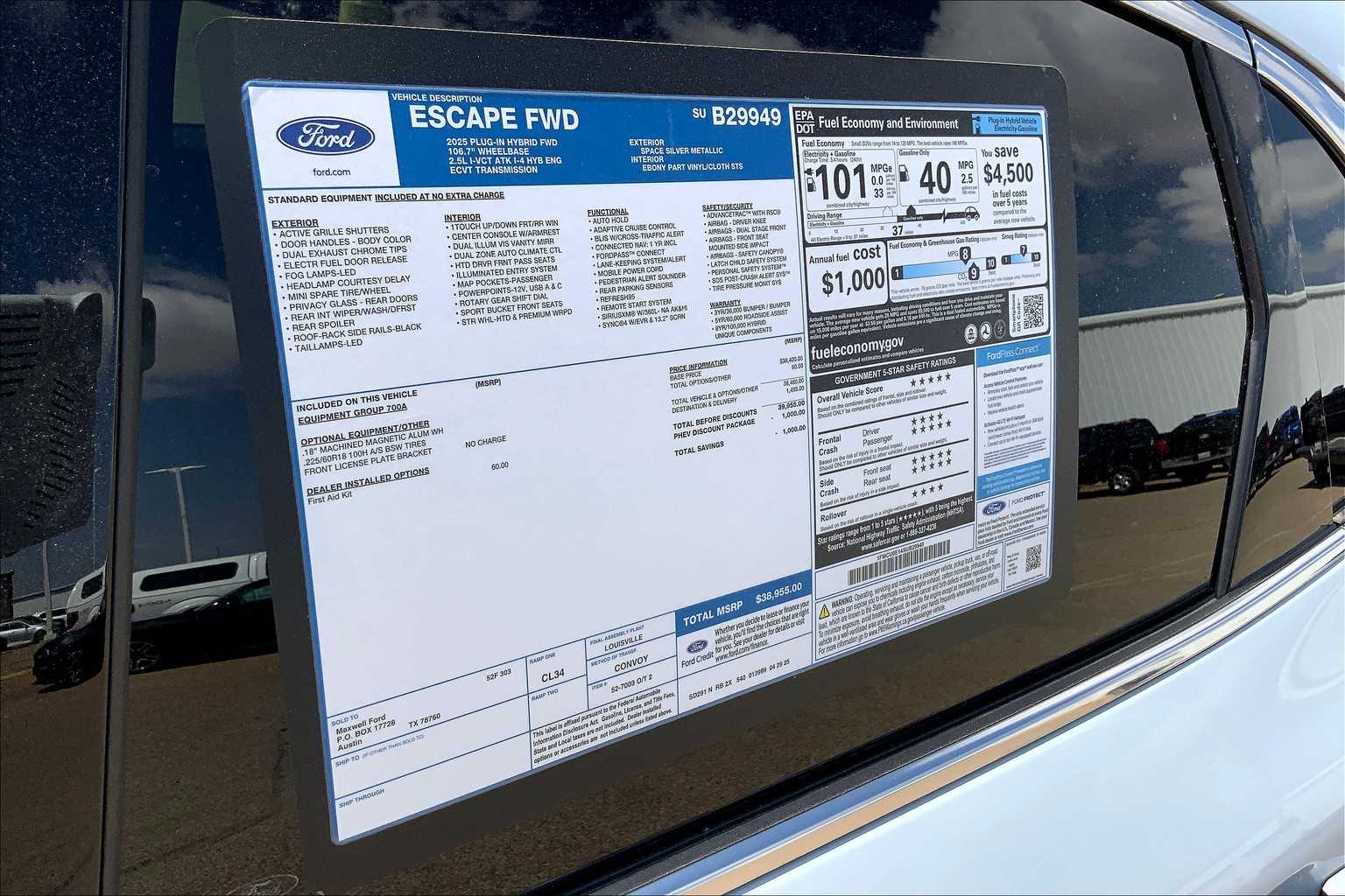 2025 Ford Escape Plug-In Hybrid photo 20