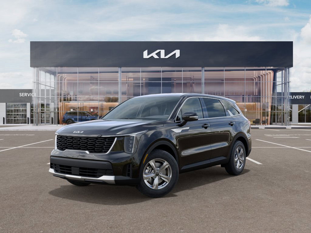 New 2025 Ebony Black Kia LX image 1