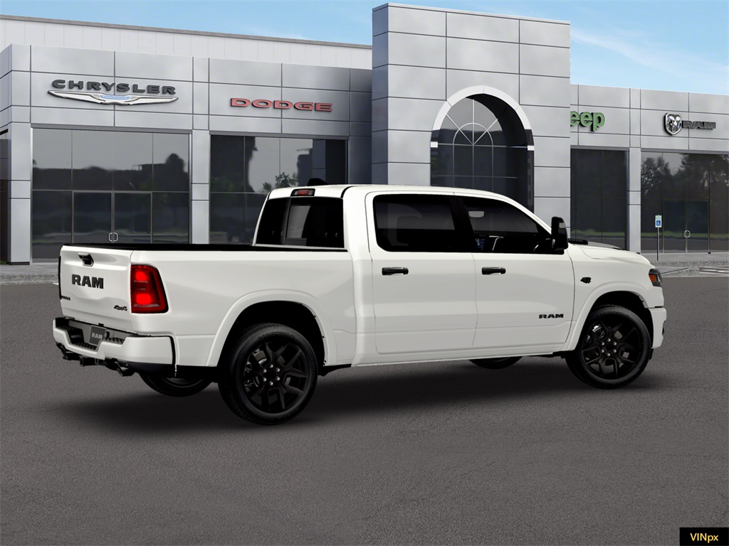New 2026 Bright White Clear-Coat Exterior Paint RAM Laramie image 7