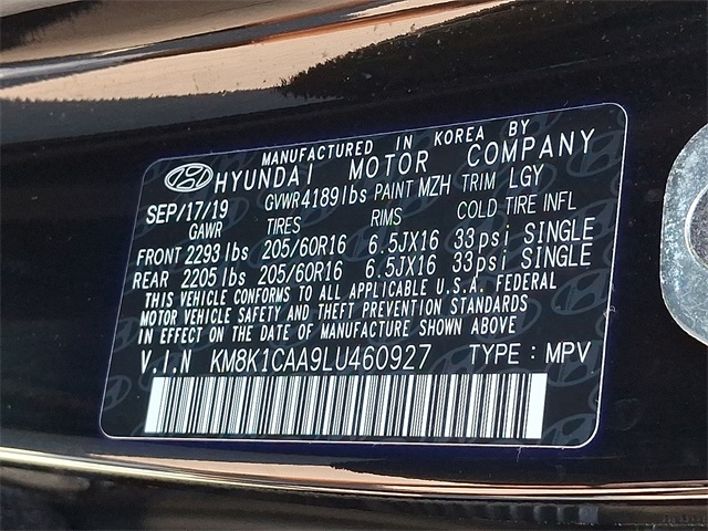 2020 Hyundai Kona SE photo 20