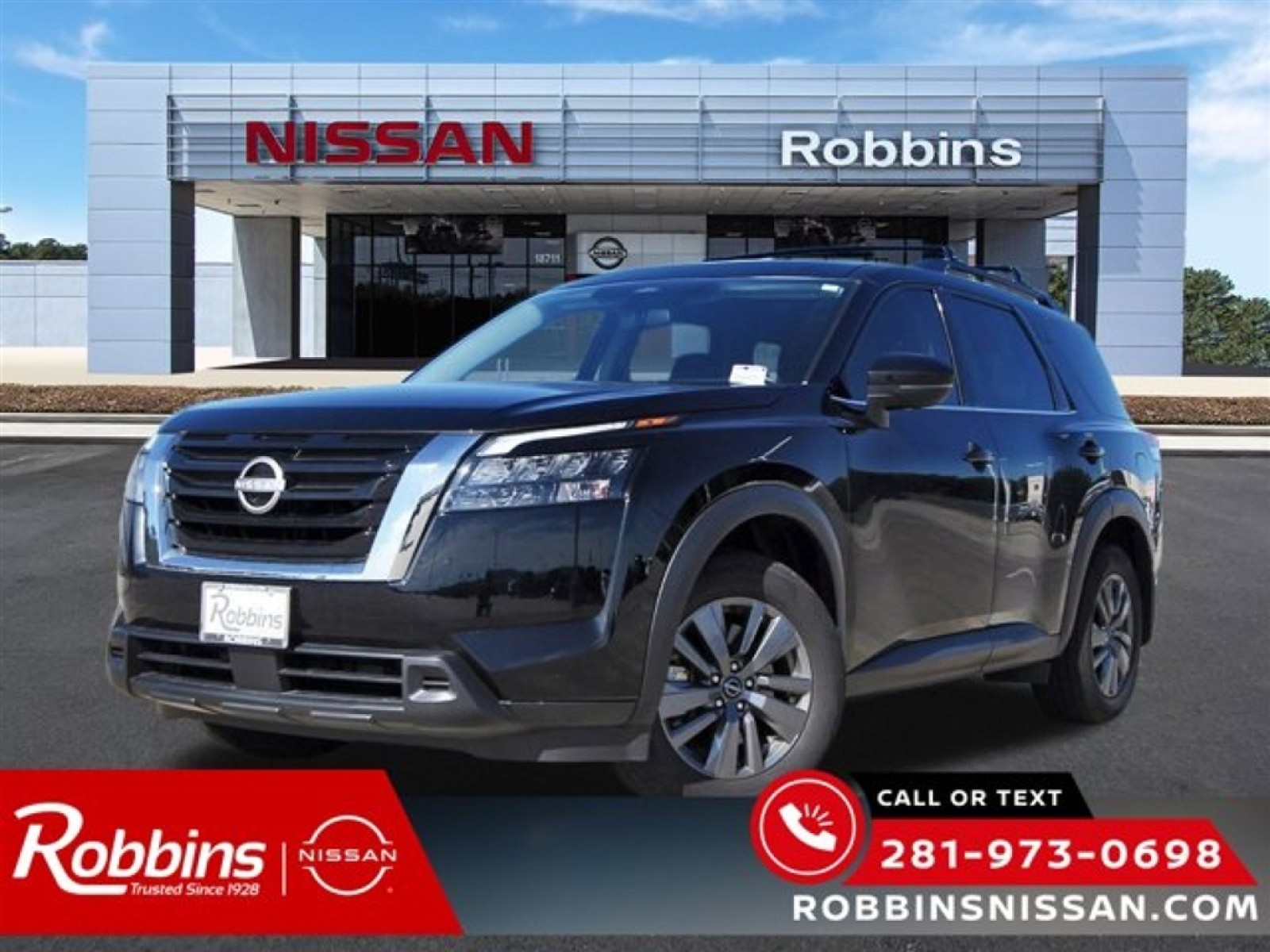 2025 Nissan Pathfinder SV Black at Robbins Nissan