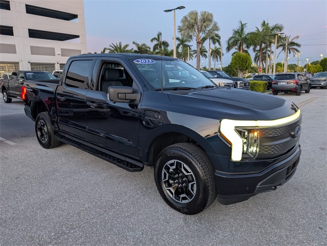 Used 2023 Ford F-150 Lightning XLT with VIN 1FTVW1EL8PWG40848 for sale in Delray Beach, FL