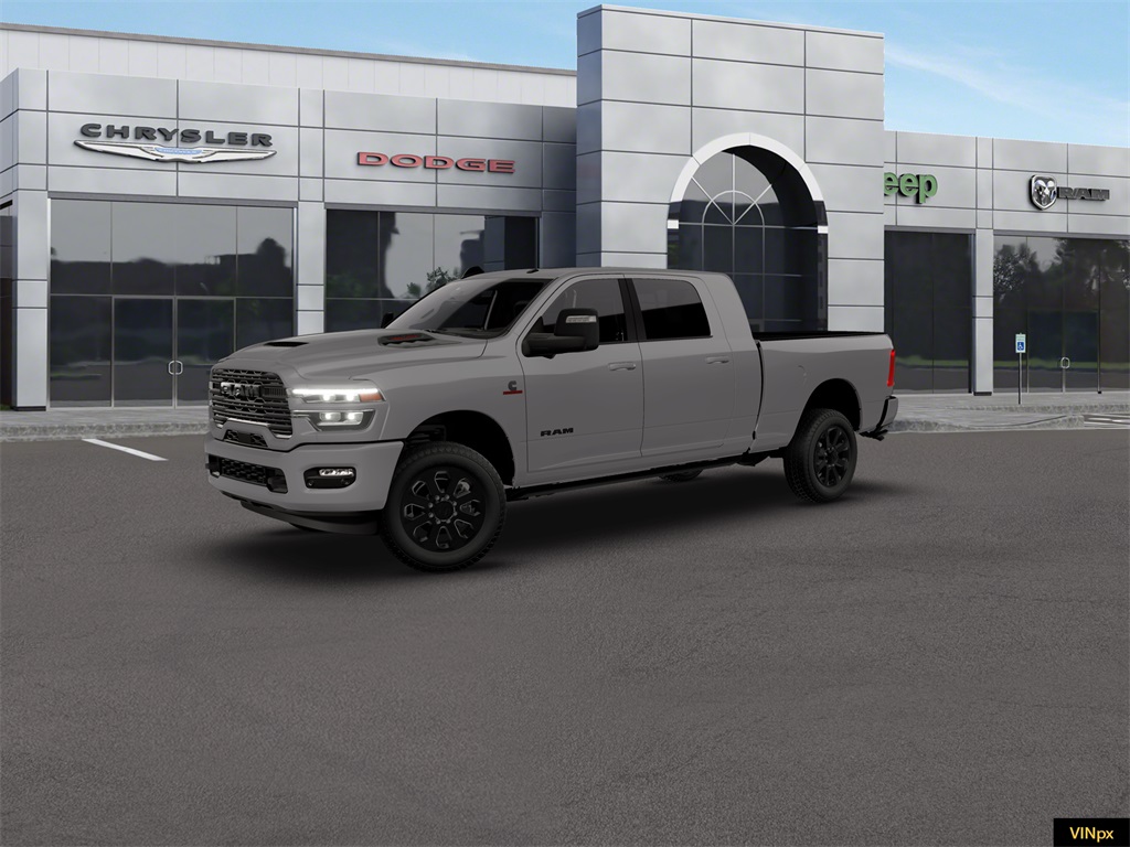 New 2026 Ceramic Gray Clear-Coat Exterior Paint RAM Laramie Night Edition image 4