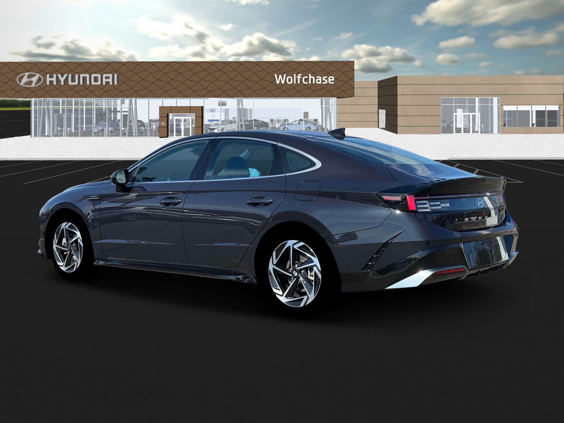 New 2025 Blue Hyundai SEL Convenience image 4