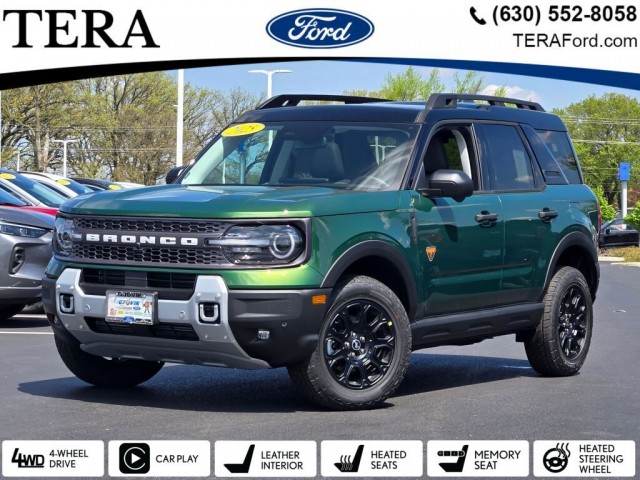 New 2025 Eruption Green Metallic Ford Bronco Sport Badlands® 5