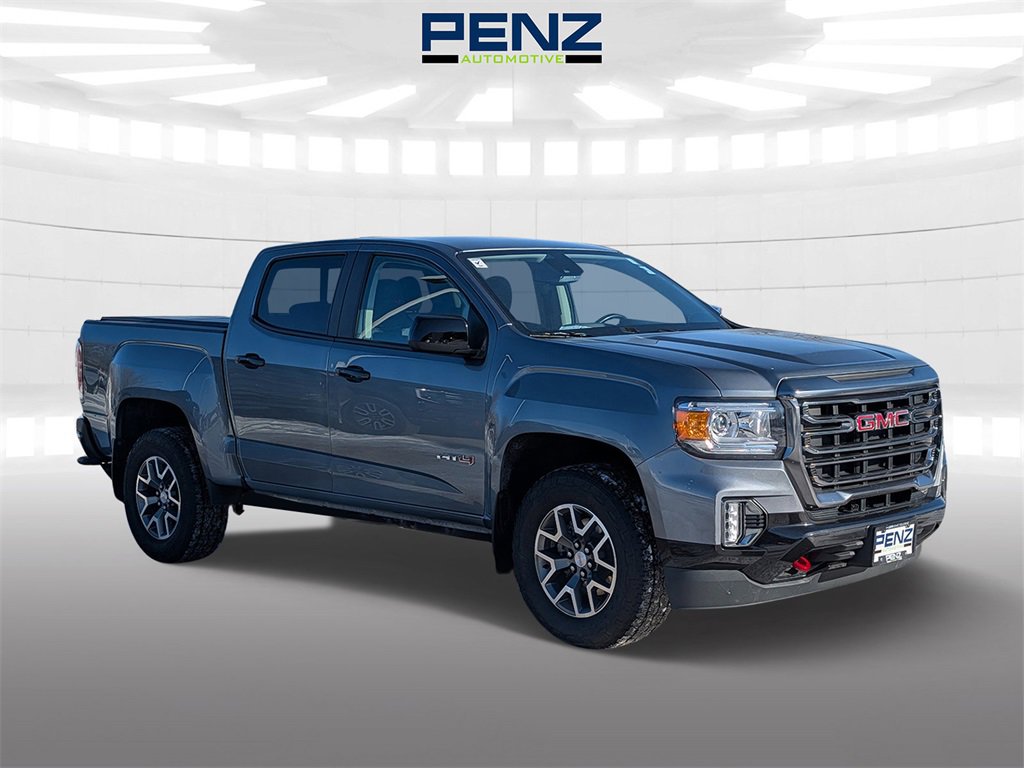 Used 2022 GMC Canyon AT4 with VIN 1GTG6FEN0N1154018 for sale in Rochester, Minnesota