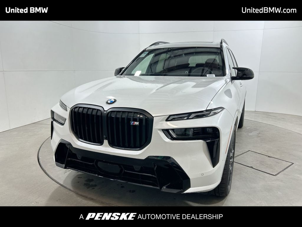 New 2025 Mineral White Metallic BMW M60i image 1