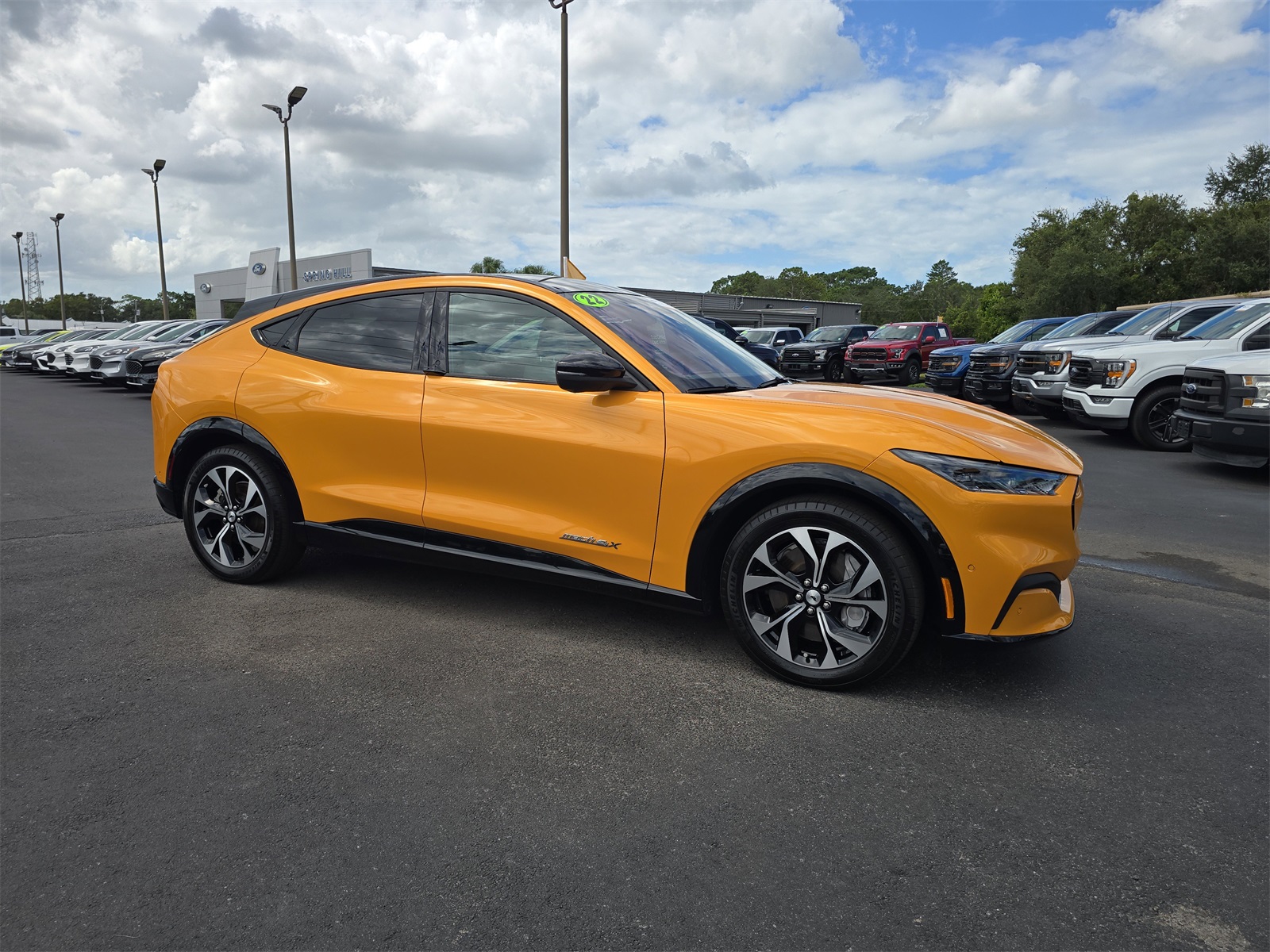 Used 2022 Ford Mustang Mach-E Premium AWD with VIN 3FMTK3SU9NMA56673 for sale in Spring Hill, FL