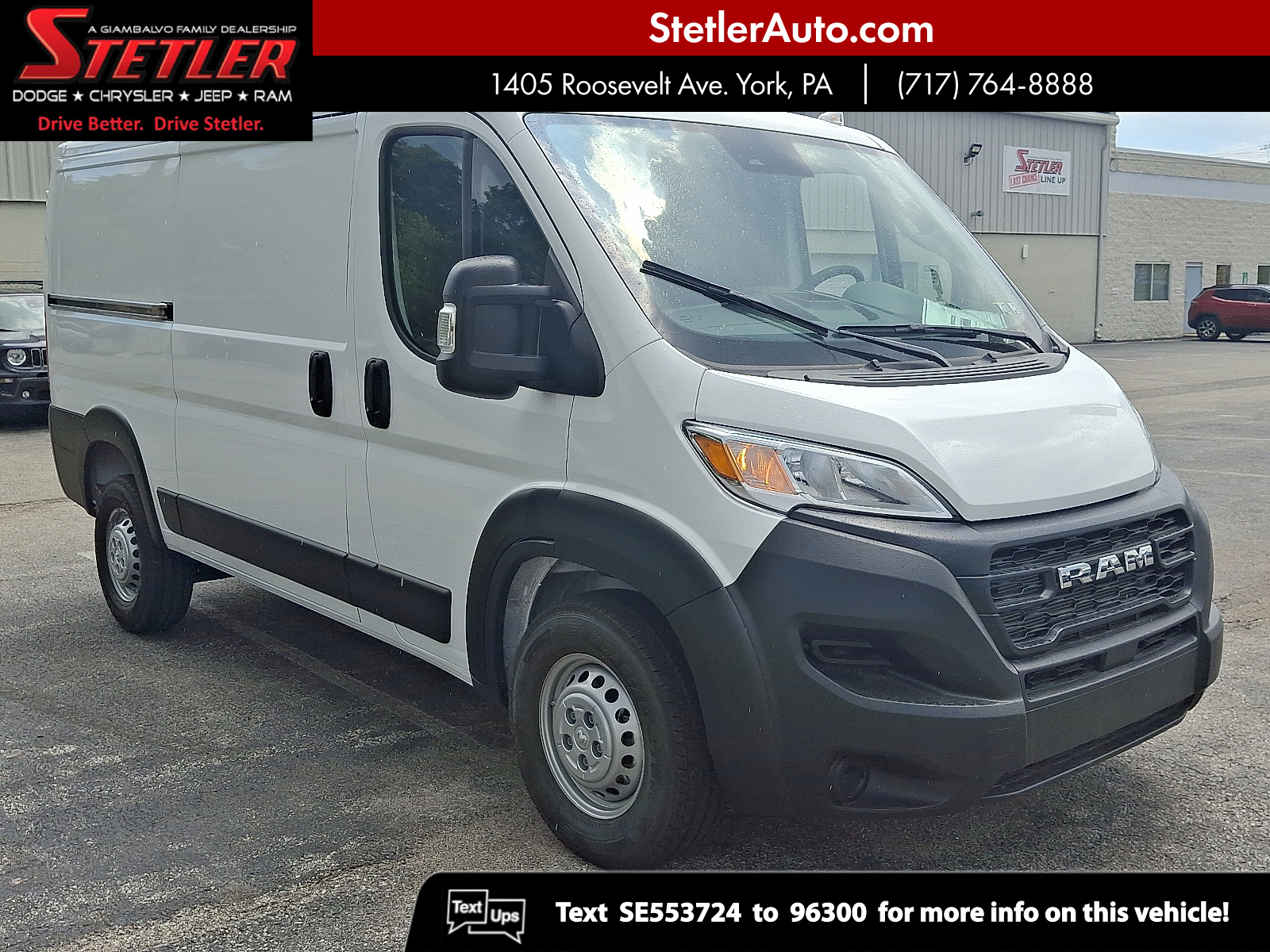 New 2025 RAM ProMaster Low Roof Cargo Van in York #745305