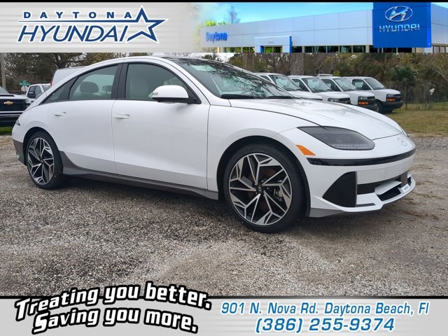 Used 2025 Hyundai IONIQ 6 Limited with VIN KMHM54AA2SA085532 for sale in Daytona Beach, FL