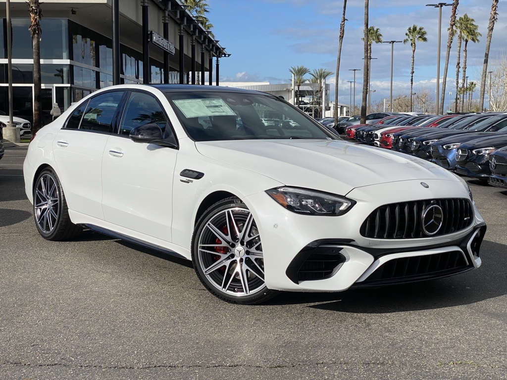 New 2025 White Mercedes-Benz C 63 S AMG® image 1