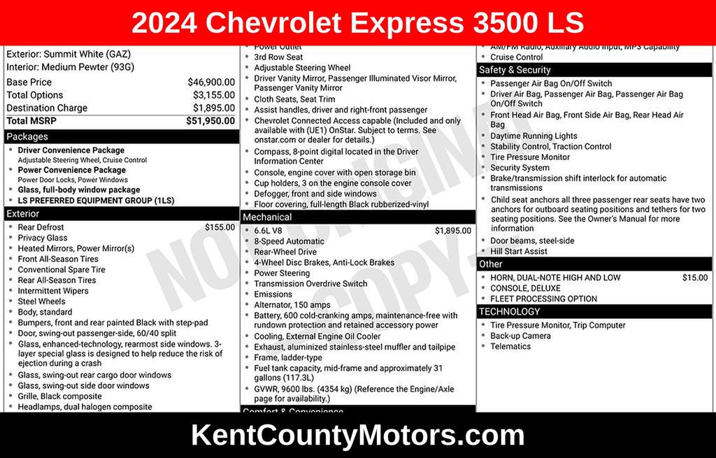 2024 Chevrolet Express Passenger LS's photo