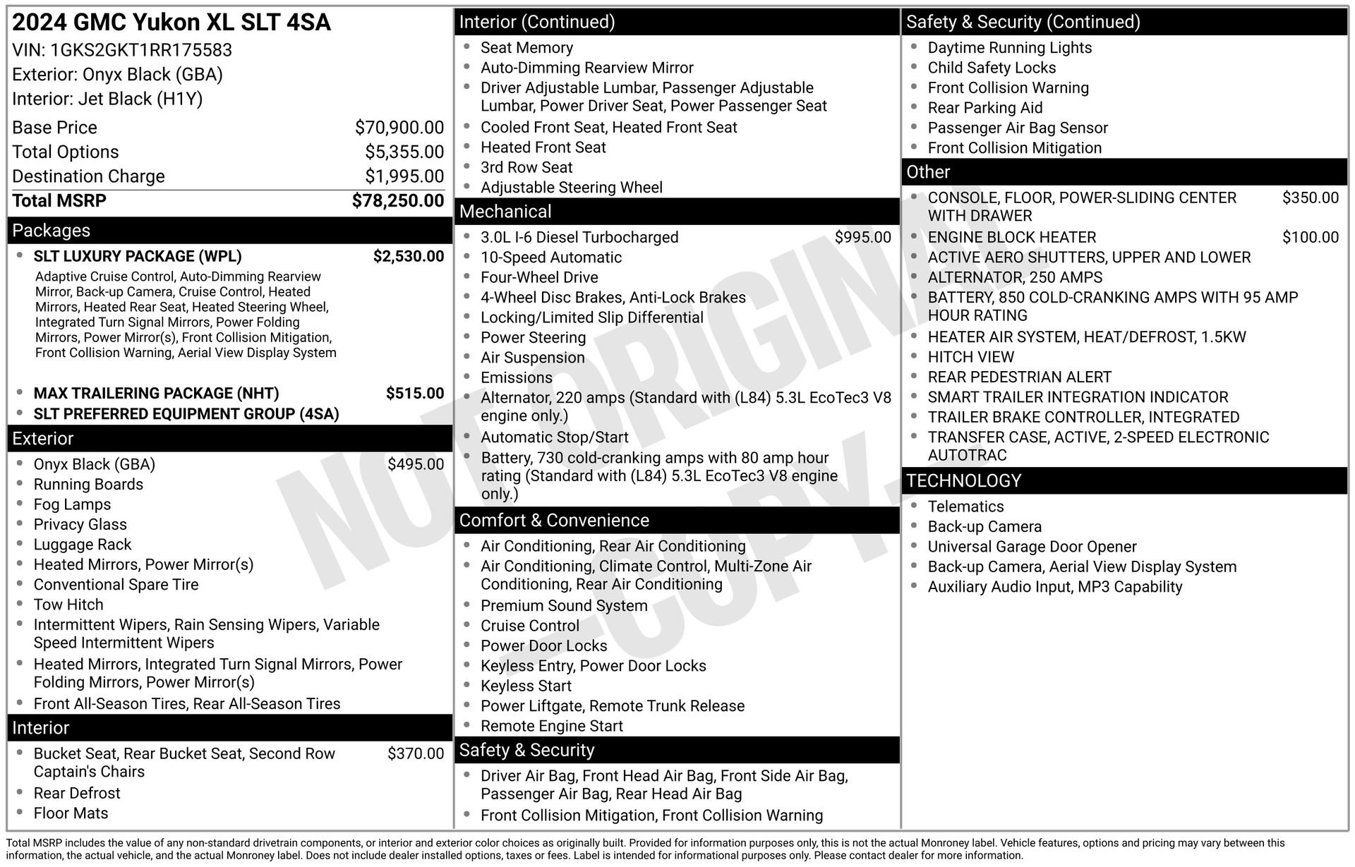 2024 GMC Yukon XL SLT's photo