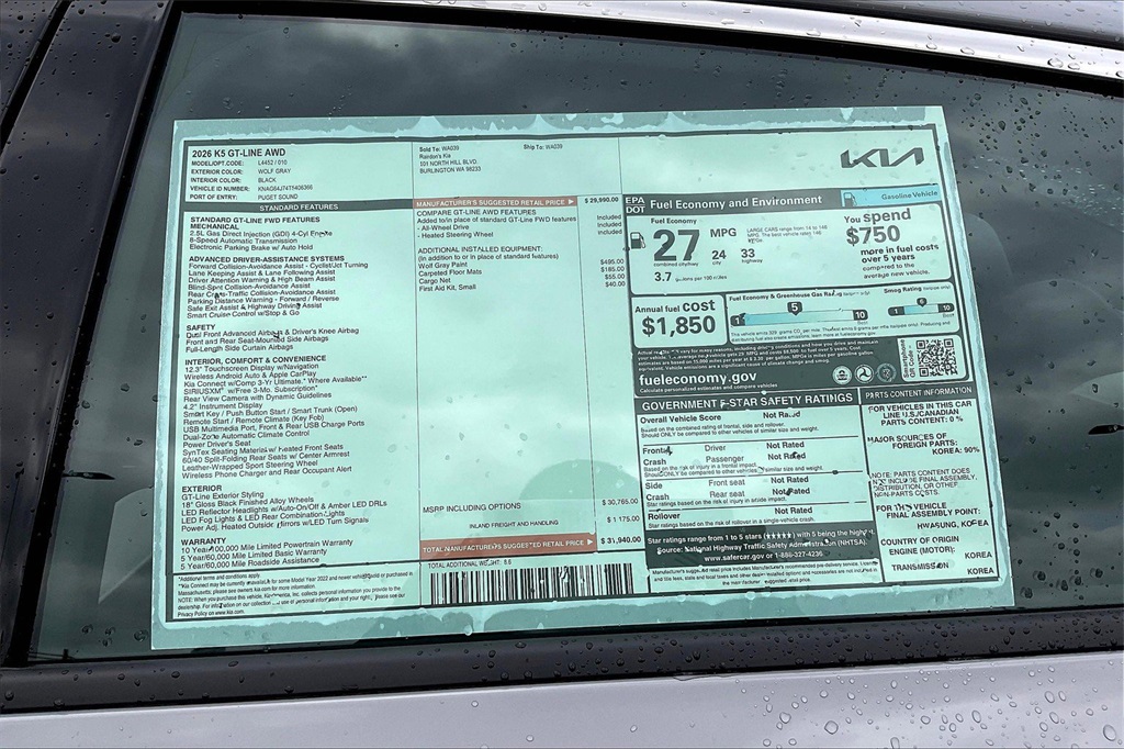 2026 Kia K5 GT-Line photo 13
