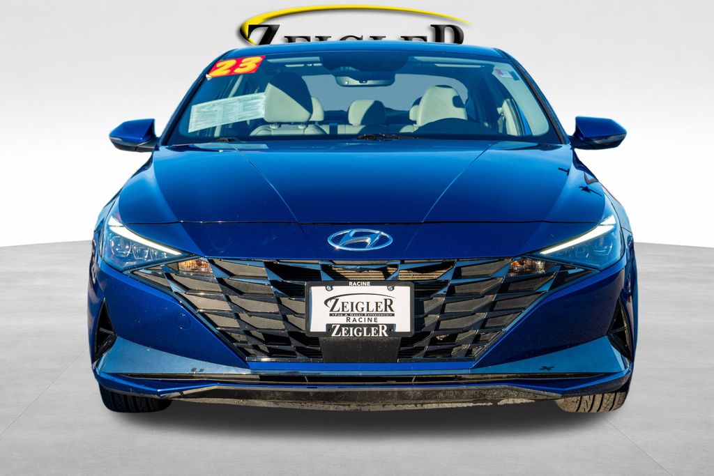 Used 2023 Hyundai Elantra Limited with VIN KMHLP4AG1PU429321 for sale in Mount Pleasant, WI