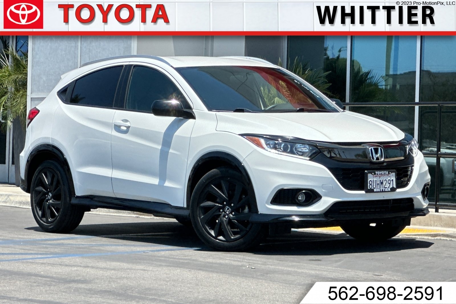 Used 2021 Honda HR-V Sport with VIN 3CZRU5H13MM701652 for sale in Whittier, CA