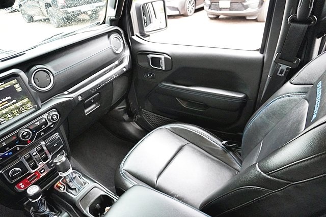 Used 2021 Gray Jeep Unlimited Rubicon 4xe image 22